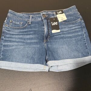 Lee Women's Midrise Blue Jean Shorts